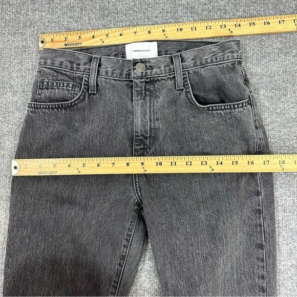 Current/Elliott Jeans 26 The Vintage Cropped Slim Straight Leg Jeans Faulkner - Picture 11 of 15